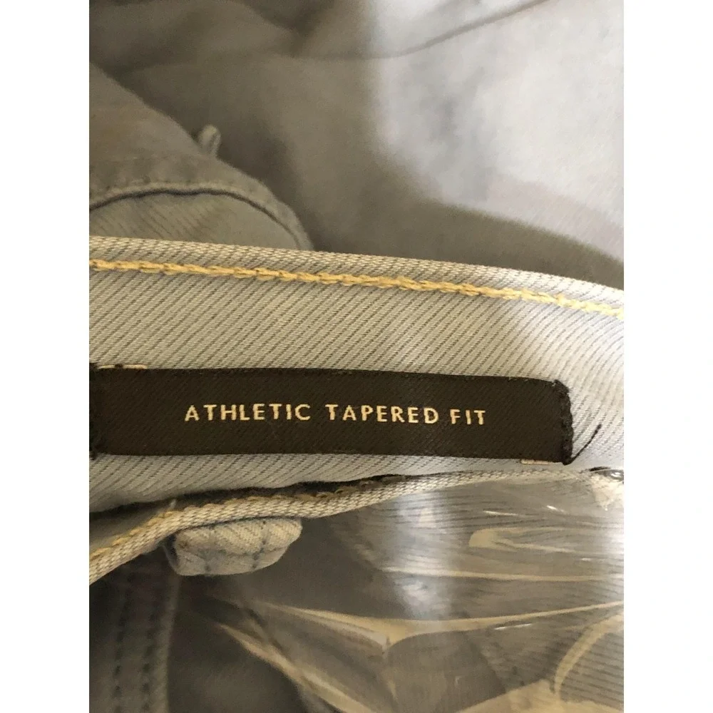 Banana Republic Jeans Mens 40x32 (Tag 40x34) Blue Traveler Athletic Tapered Fit
